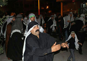 مراسم دسته روی قوم بنی اسد در شهرستان گلوگاه