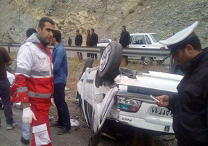۱۹ مصدوم در سانحه رانندگی سوادکوه