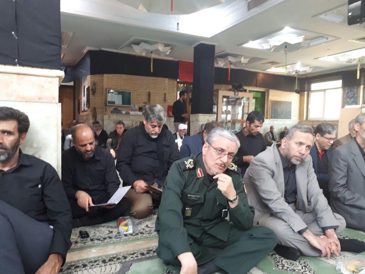 مراسم ترحیم والده سردار باقرزاده برگزار شد