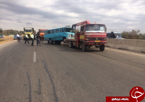 لغزندگی جاده باز هم حادثه آفرید لغزندگی جاده باز هم حادثه آفرید