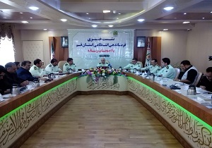 نشست خبری فرمانده انتظامی استان قم با اصحاب رسانه