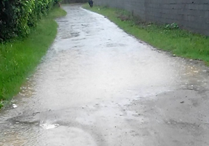 آبگرفتگی شدید در روستای «کشلی» + فیلم