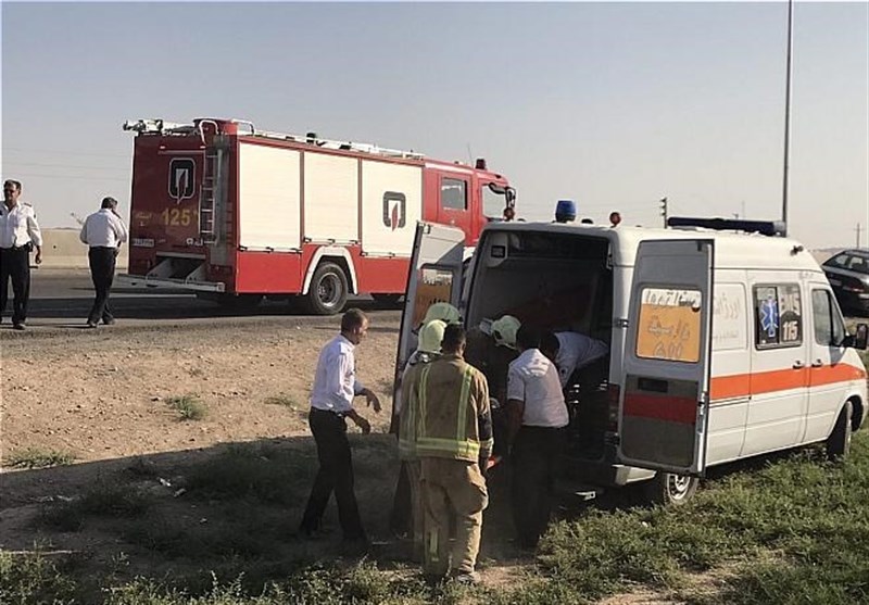 درمان دانش&zwnj;آموزان حادثه تصادف در تنگ&zwnj;ارم دشتستان