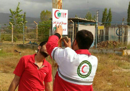 نصب پلاک&zwnj;های امدادی در نقاط حادثه خیز گلستان