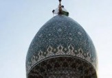 مرمت کاشی گنبد حرم سیدتاج الدین غریب (ع) در شیراز