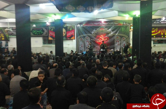 تصاویر آیین سومین شب شهادت شهدای کربلا در شیخ شبان