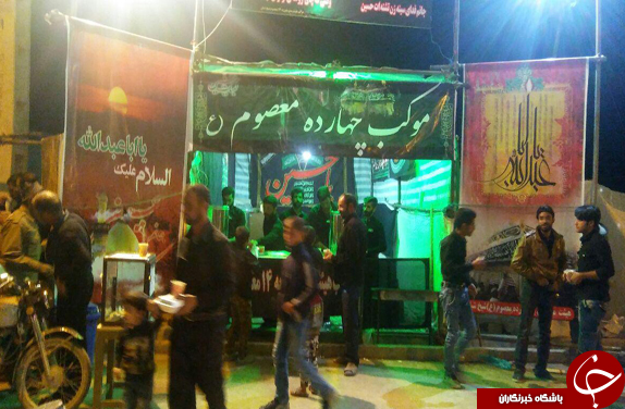 تصاویر آیین سومین شب شهادت شهدای کربلا در شیخ شبان