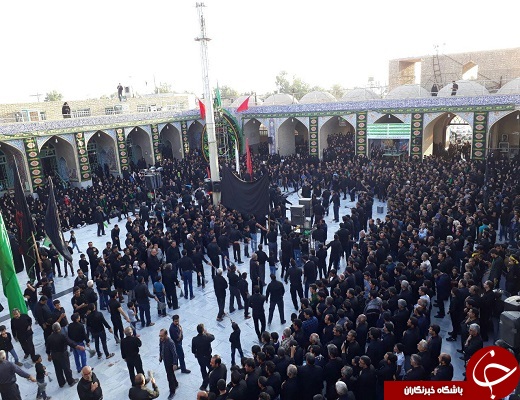 آیین سنتی نخل برداری 13 محرم در بافق +تصویر