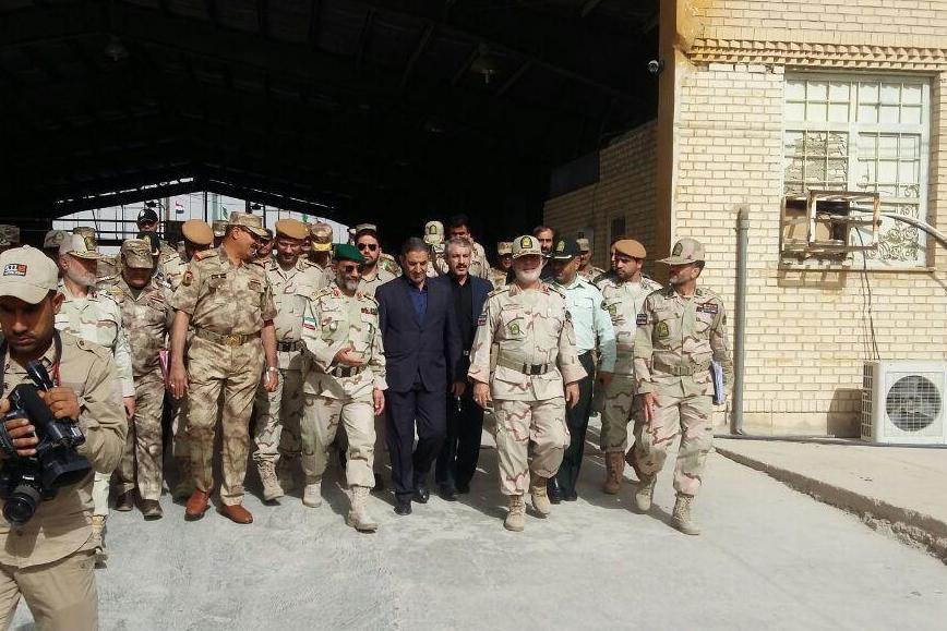 دیدار فرماندهان مرزبانی ایران و عراق در مرز مهران