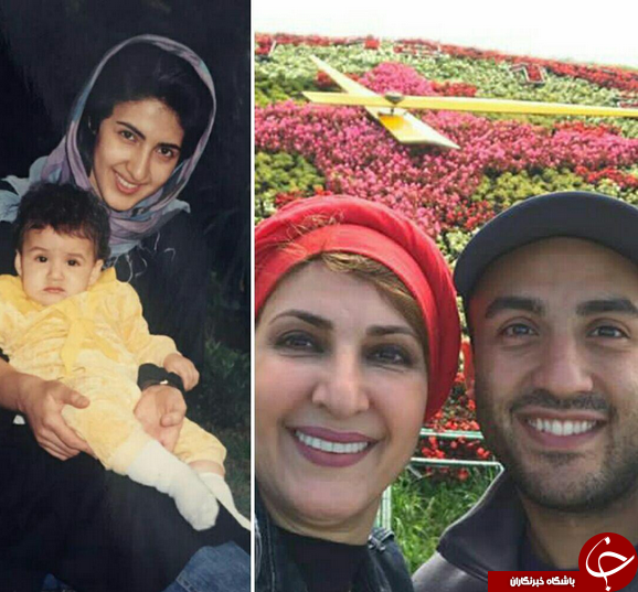 عکسی جالب از فاطمه گودرزی و پسرش در گذر زمان