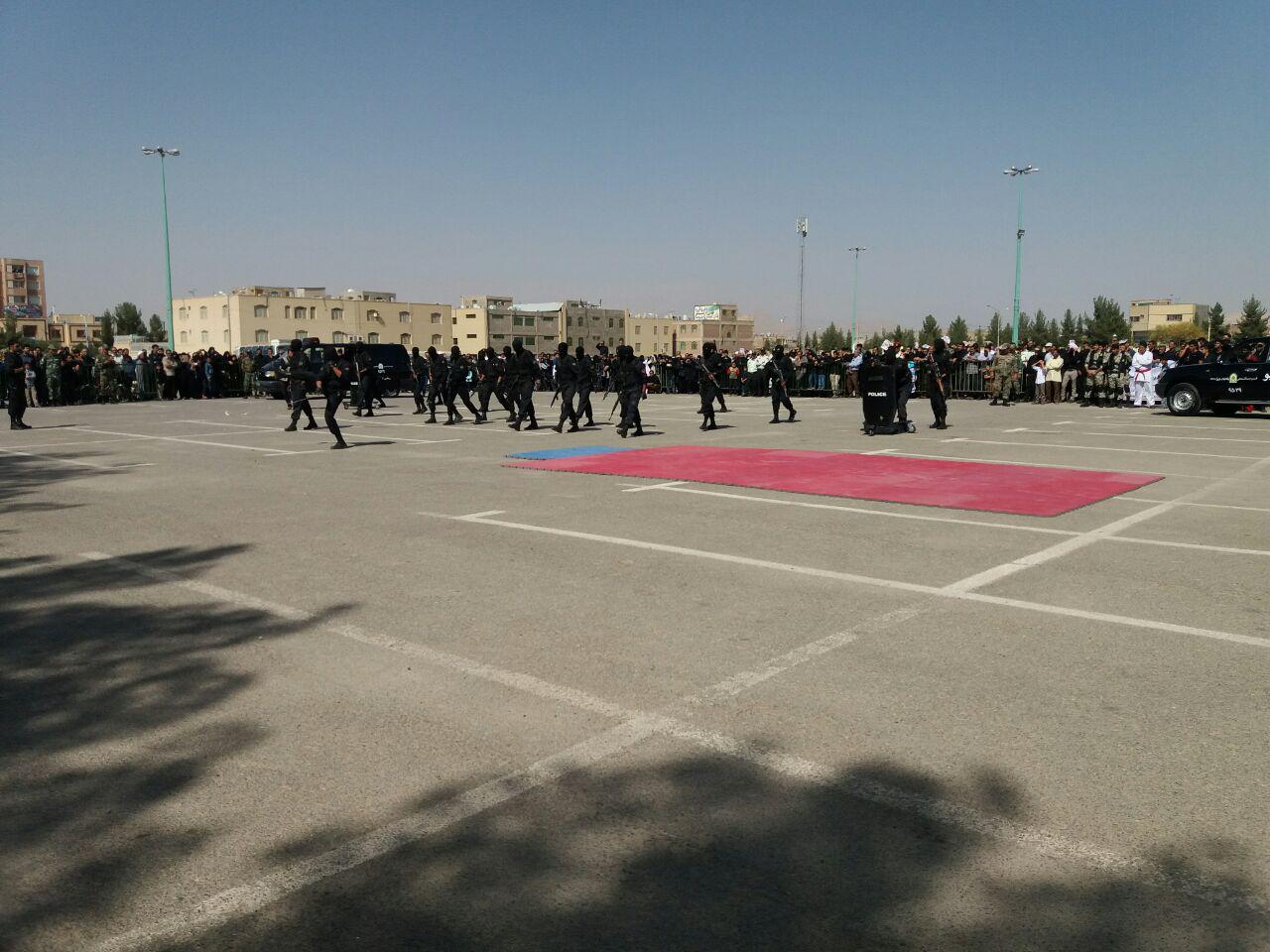 نمایش توان و اقتدار یگان ویژه کرمان