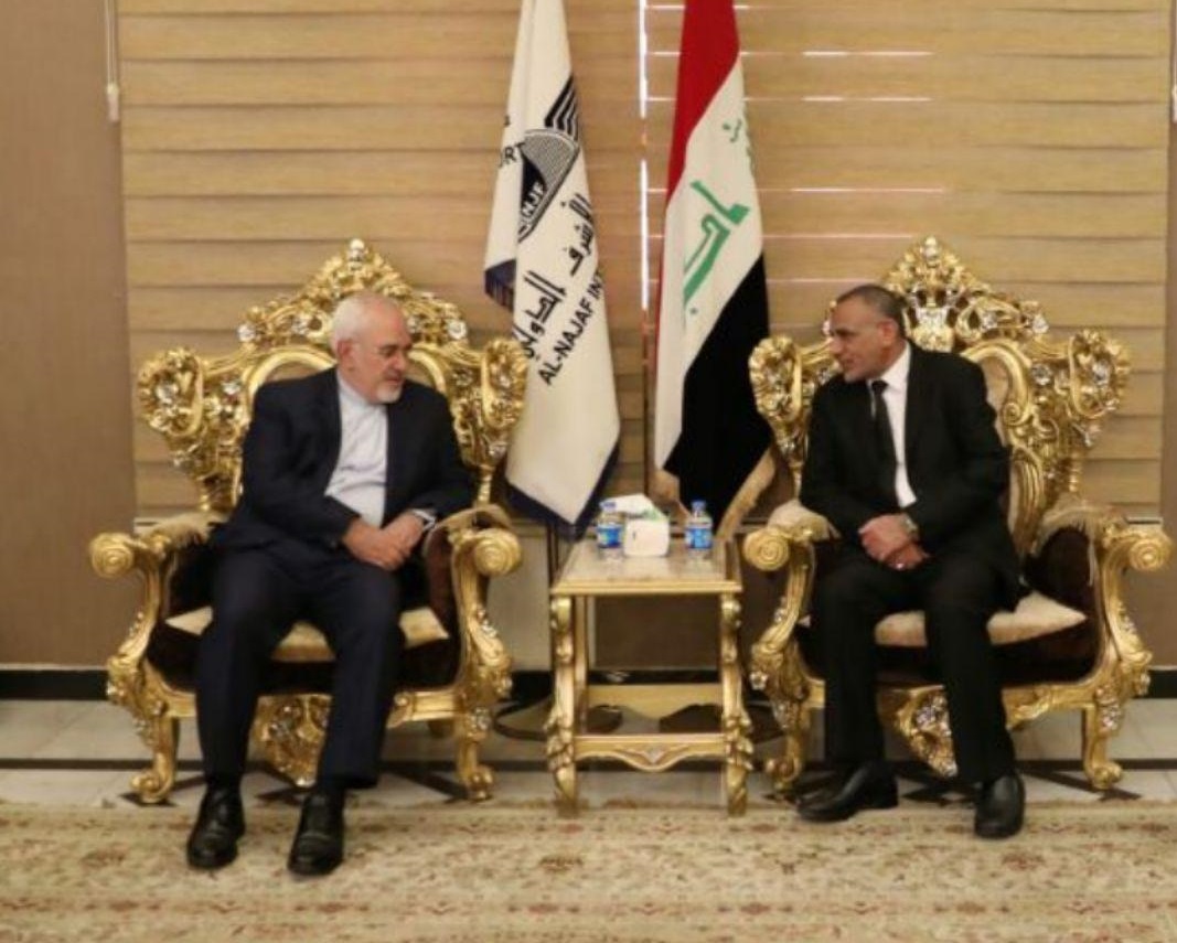 ظریف وارد نجف شد