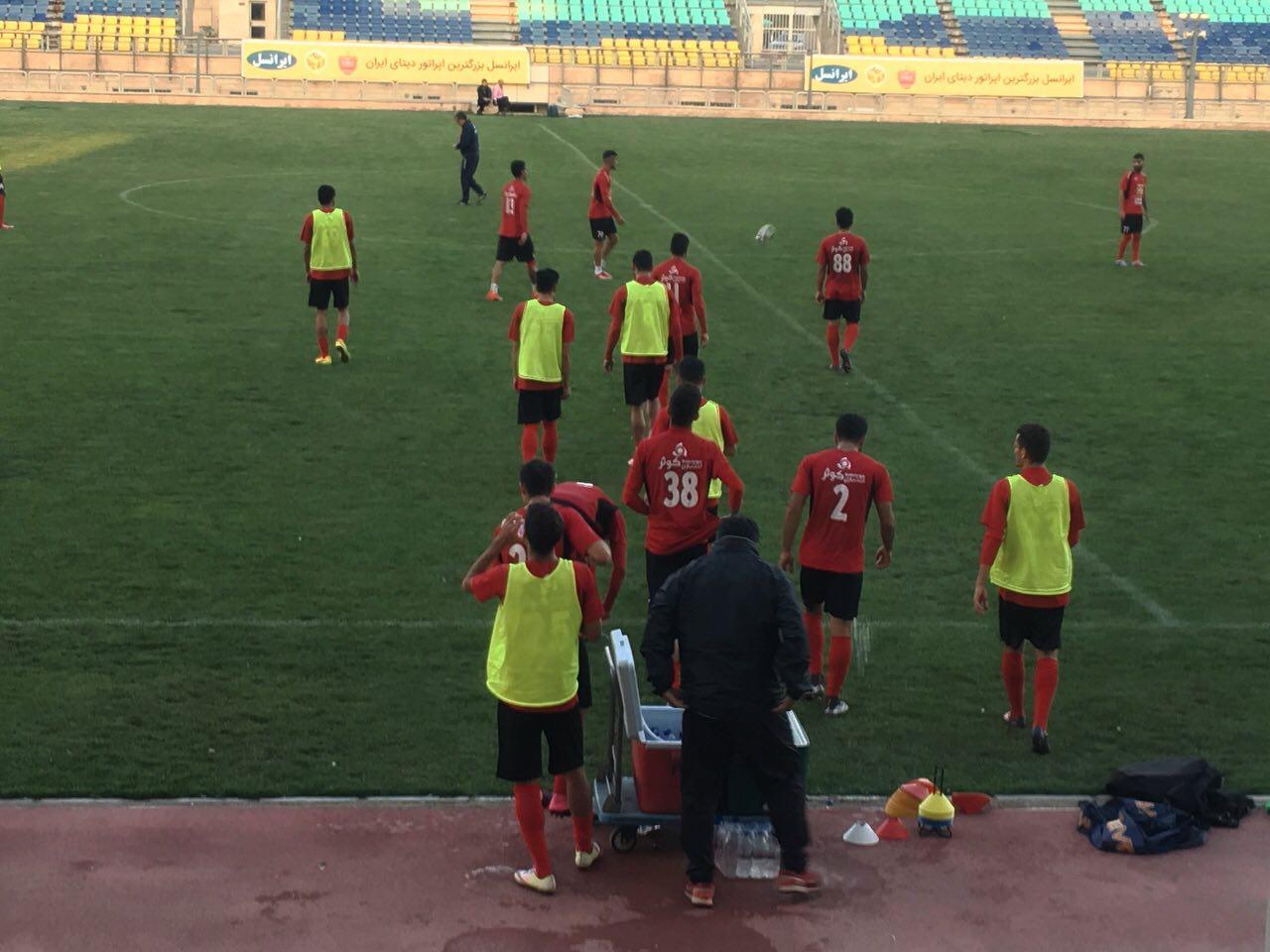 غیبت ملی پوشان در تمرین امروز پرسپولیس /خلیل زاده تمرین کرد