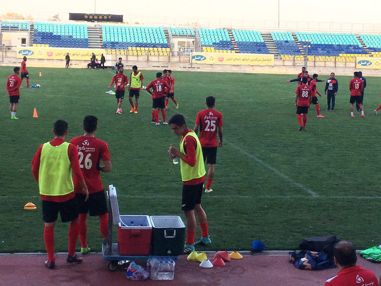 غیبت ملی پوشان در تمرین امروز پرسپولیس /خلیل زاده تمرین کرد