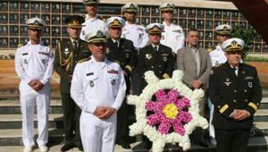 پهلوگیری ناوگروه صلح و دوستی جمهوری آذربایجان در بندرانزلی