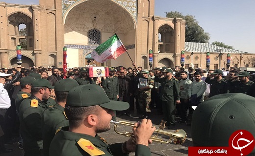 تشییع پیکر شهید عرصه پیشرفت و محرومیت زدایی
