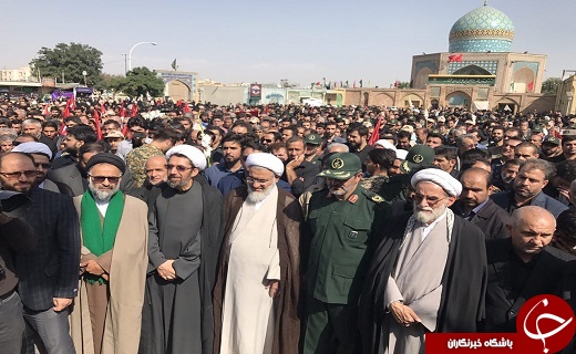 تشییع پیکر شهید عرصه پیشرفت و محرومیت زدایی