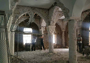 مرمت مسجد خور لارستان بدون مجوزمیراث بوده است