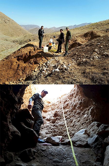 دستگیری 4 حفار غیرمجاز در روستای تولیر شهرستان گرمی