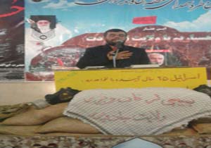برگزاری مراسم یادبود شهدا و سردار همدانی در قهاوند + فیلم