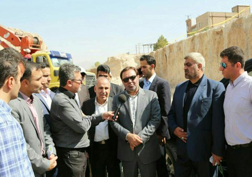 بازدیداستاندار لرستان از طرح زیرگذر بهارستان در خرم آباد