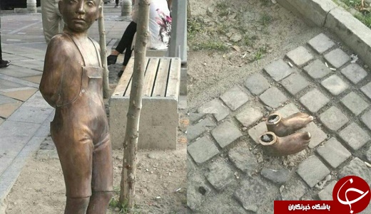 کودک مشهور میدان ونک به سرقت رفت + عکس
