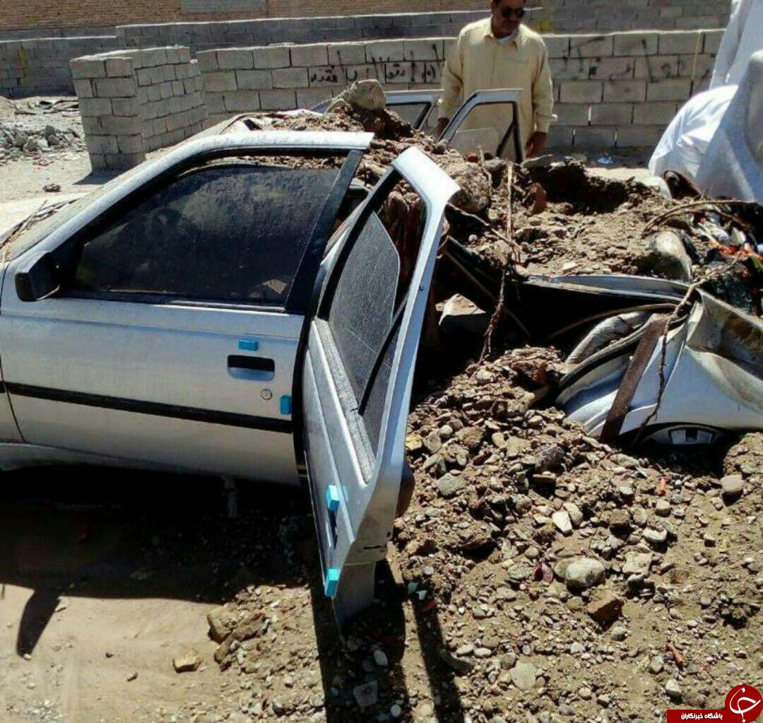 ابتکار عجیب راننده لودر برای خاموش کردن آتش خودرو!! + فیلم