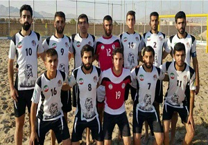 کسب مقام سوم لیگ دسته یک فوتبال ساحلی