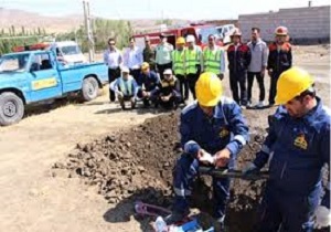 برگزاری مانورقطع گاز در سنندج