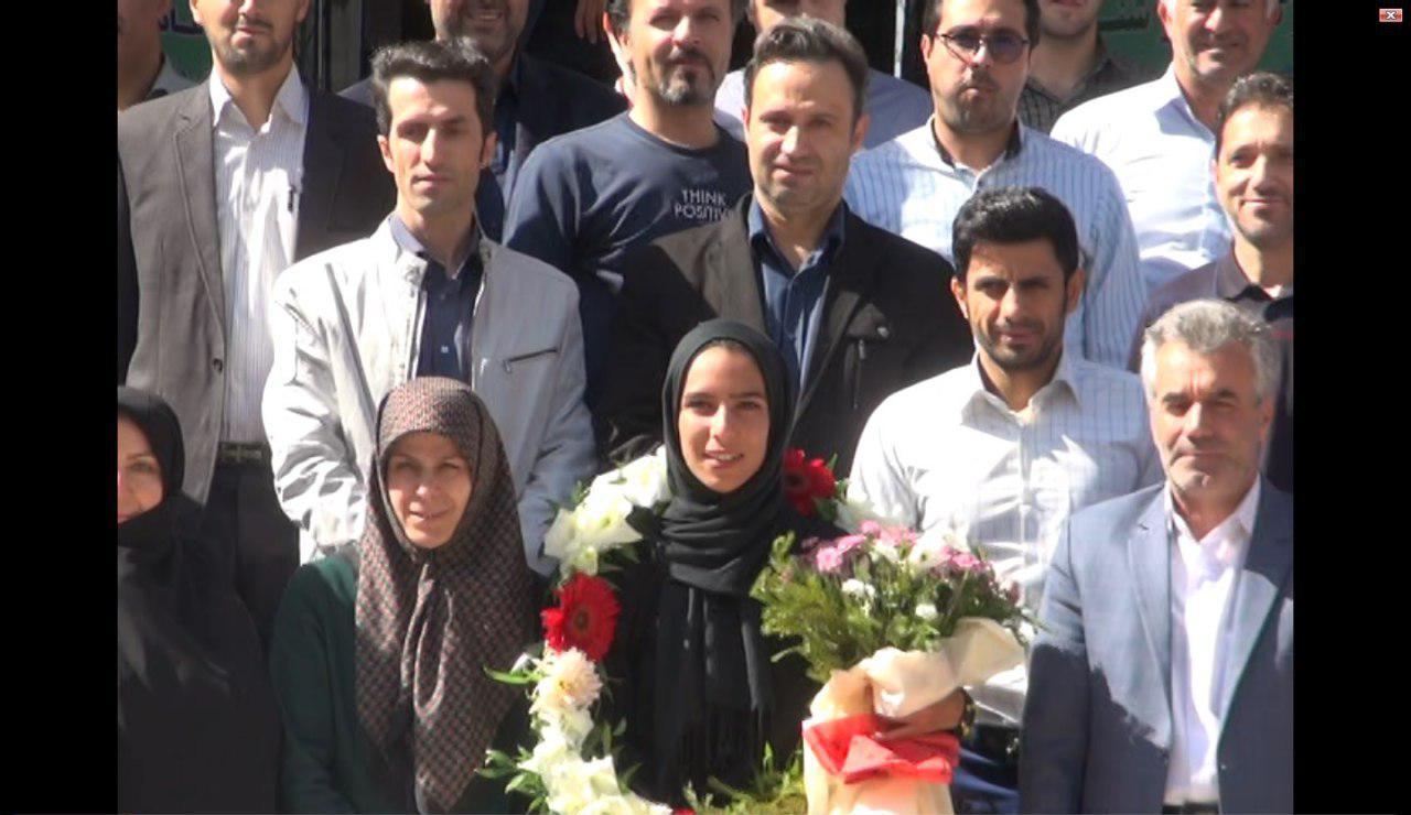 استقبال از دوگانه کار زنجانی اعزامی به رقابت های آسیایی