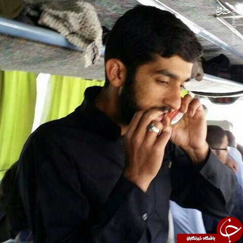 تصویر دیده نشده از شهید حججی در راهیان نور