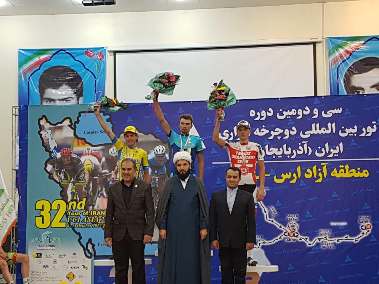 قزاقستان فاتح دومین مرحله تور دوچرخه سواری ایران - آذربایجان
