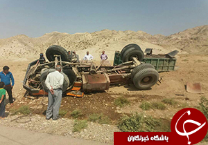 واژگونی کامیون یک کشته برجای گذاشت