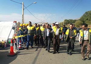 برگزاری رزمایش زلزله در اشنویه