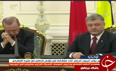 چُرت زدن اردوغان در نشست خبری سوژه رسانه&zwnj;ها شد!+ عکس