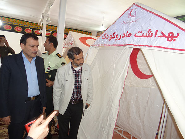 مانور درمان اضطراری در دشتی برگزار شد