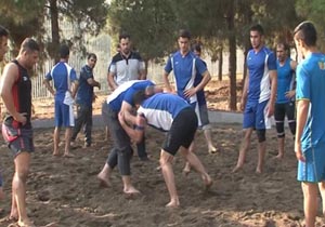 آمادگی تیم ملی کشتی ساحلی برای دفاع از عنوان قهرمانی جهان + فیلم