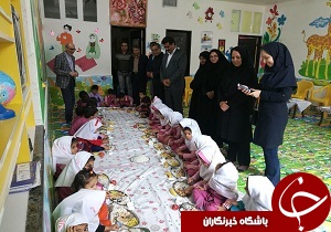 افتتاح طرح یک وعده غذای گرم در روستا مهد های خراسان جنوبی