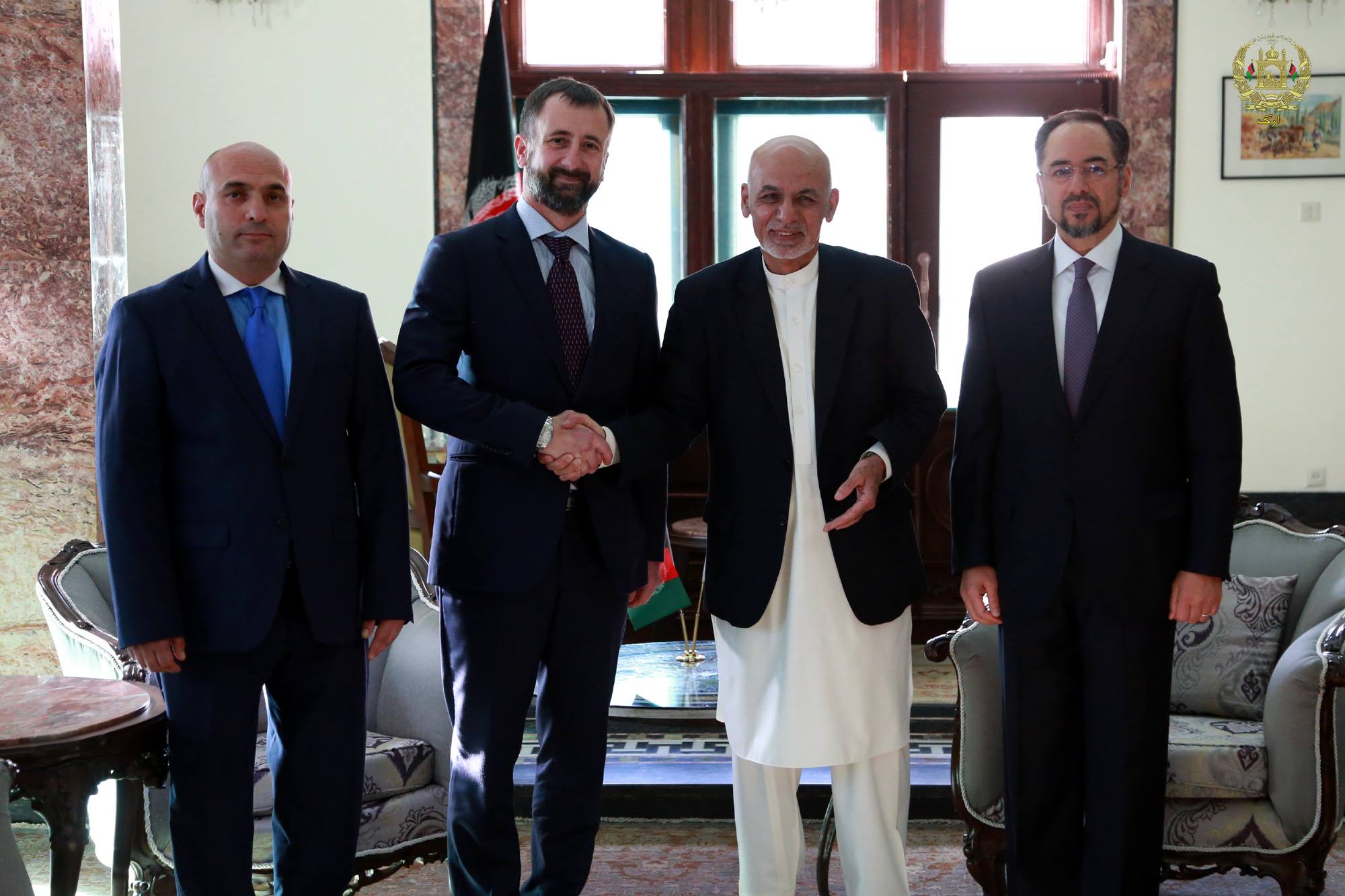 گزارش تصویری از دیدار «اشرف غنی» با سفیر جدید جمهوری چک گزارش تصویری از دیدار «اشرف غنی» با سفیر جدید جمهوری چک