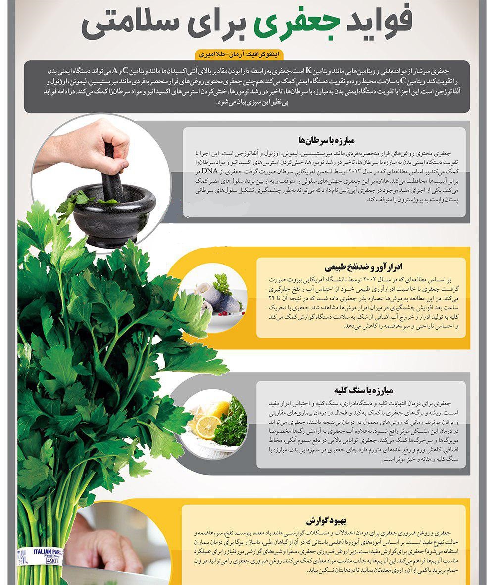 دفع سریع سنگ کلیه با یک سبزی پرخاصیت+ اینفوگرافی