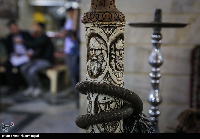جمع آوری قلیان از قهوه خانه های قم