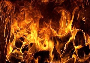 آتش سوزی تاکسی در خراسان جنوبی