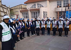 نواختن زنگ پیام مهر در مدارس گلستان
