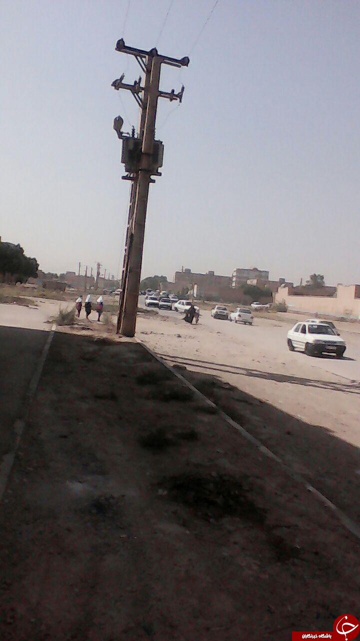 وضعیت نامناسب معابر پردیس اهواز + تصاویر