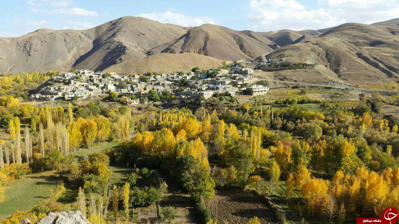 طبیعت پاییزی روستای بلوبین در قاب تصویر