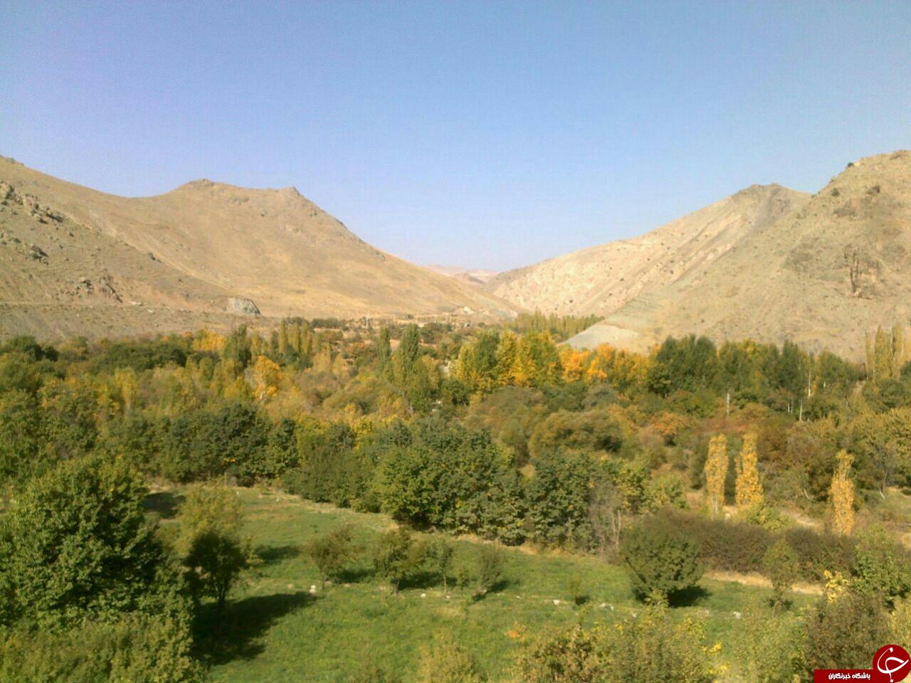 طبیعت پاییزی روستای بلوبین در قاب تصویر