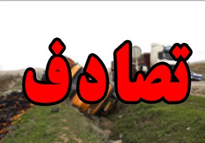 تصادف 2 خودرو سنگین در جاده اهواز - آبادان