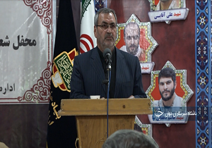 رونمایی از کتاب شهید شعر در نمایشگاه رزمی فرهنگی اردبیل