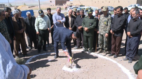 افتتاح مسجد روستای ترشکان و کلنگ زنی یک باب خانه عالم