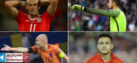 تیم منتخب سرشناس ترین غایبان جام جهانی 2018؛ از بیل و سانچز تا اوبلاک و آلابا
